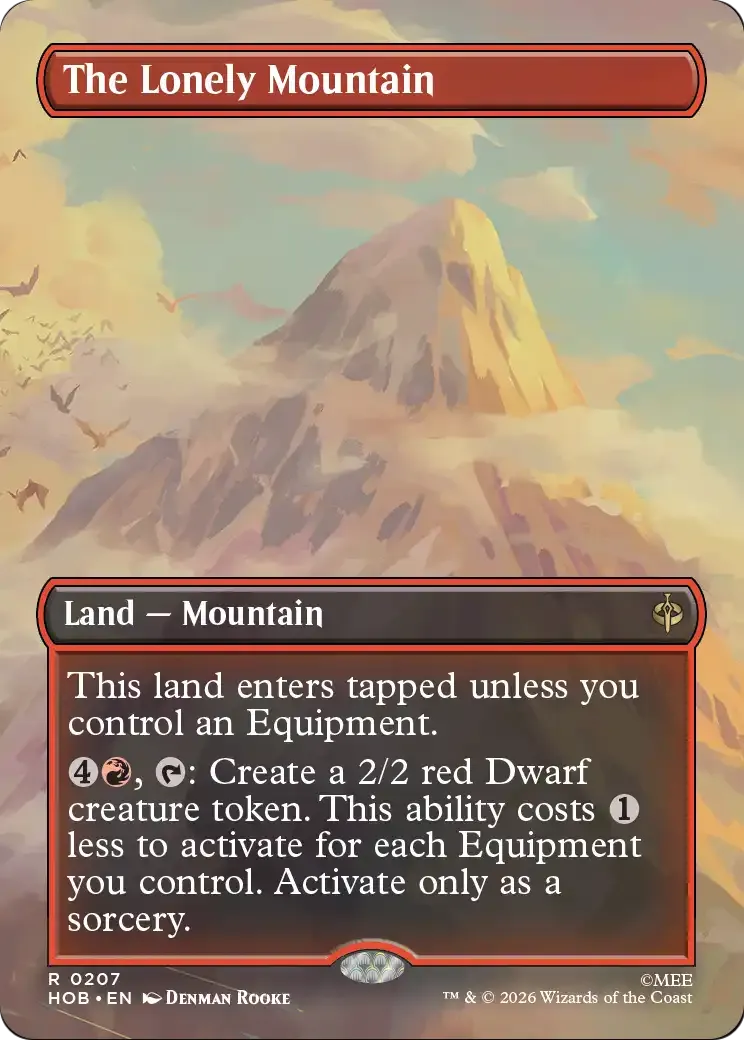 The Lonely Mountain — The Hobbit — Magic: The Gathering