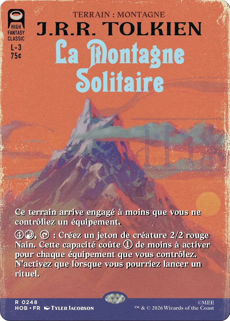 La Montagne Solitaire — The Hobbit — Magic: The Gathering