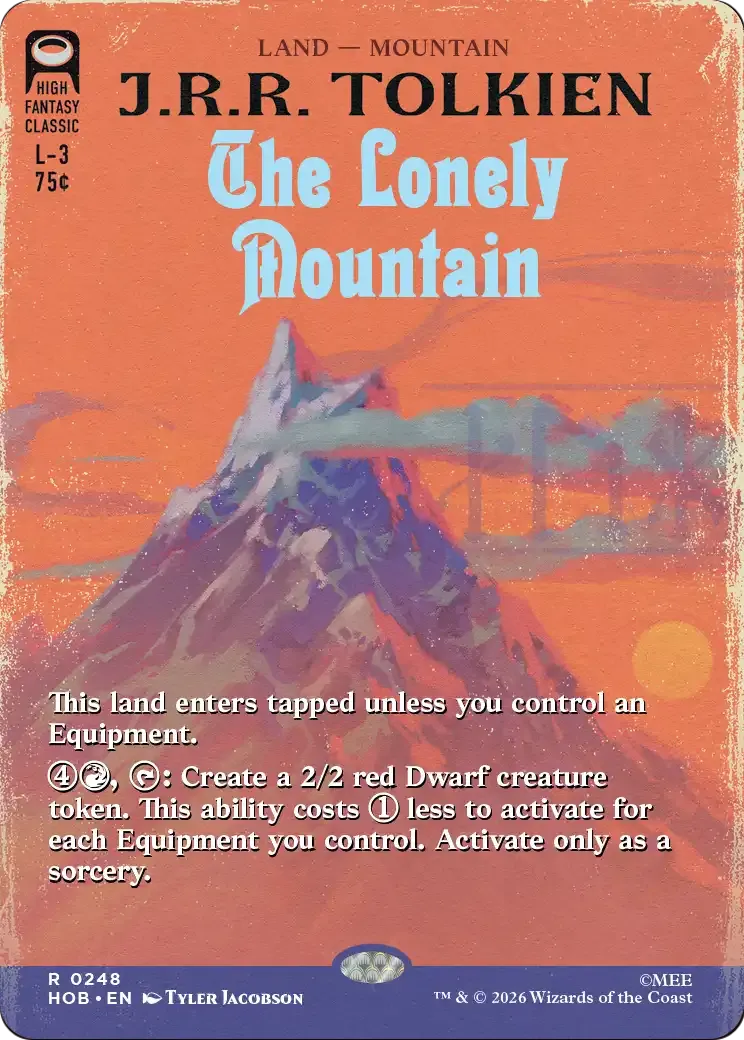 The Lonely Mountain — The Hobbit — Magic: The Gathering