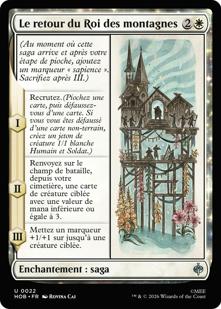 Le retour du Roi des montagnes — The Hobbit — Magic: The Gathering