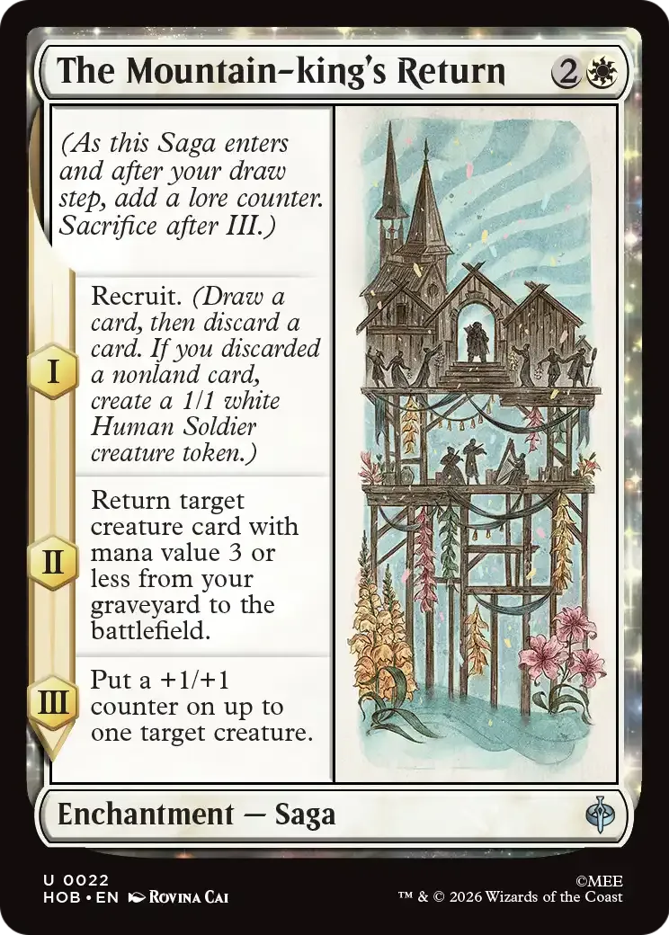 Le retour du Roi des montagnes — The Hobbit — Magic: The Gathering