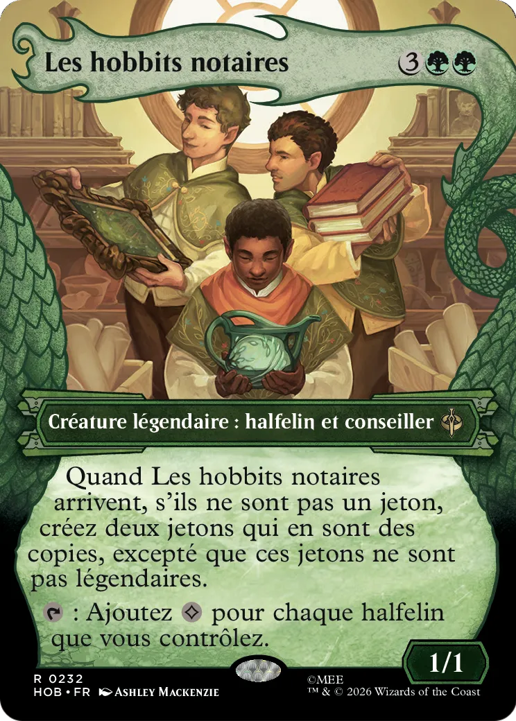 Les hobbits notaires — The Hobbit — Magic: The Gathering