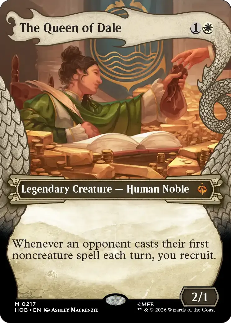 The Queen of Dale — The Hobbit — Magic: The Gathering