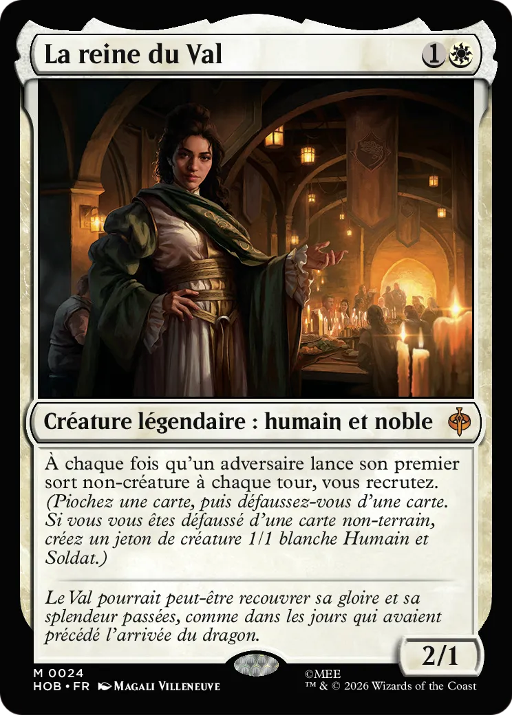 La reine du Val — The Hobbit — Magic: The Gathering