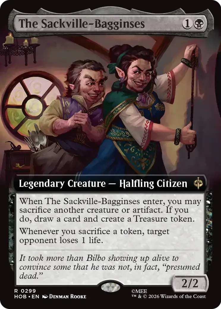 The Sackville-Bagginses — The Hobbit — Magic: The Gathering
