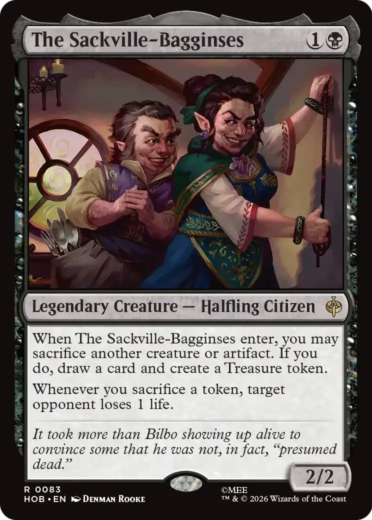 Les Sacquet de Besace — The Hobbit — Magic: The Gathering