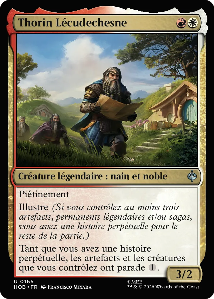 Thorin Lécudechesne — The Hobbit — Magic: The Gathering