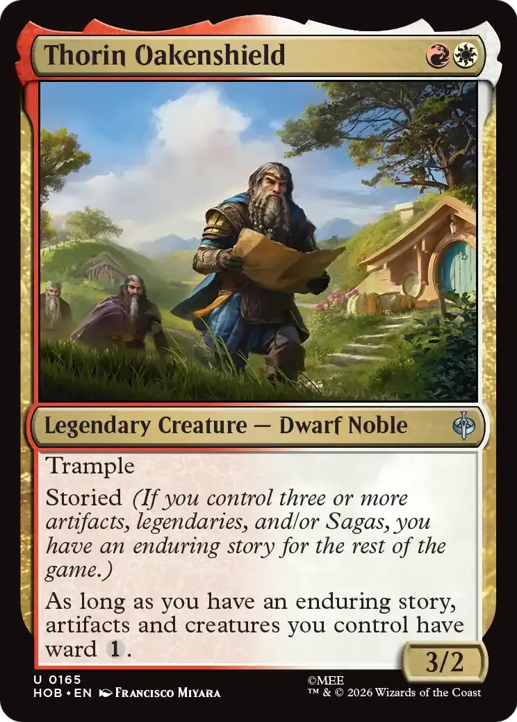 Thorin Lécudechesne — The Hobbit — Magic: The Gathering