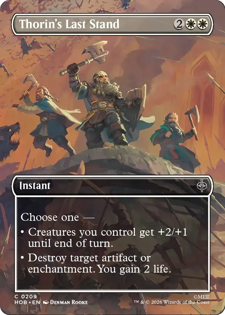 Dernière bataille de Thorin — The Hobbit — Magic: The Gathering