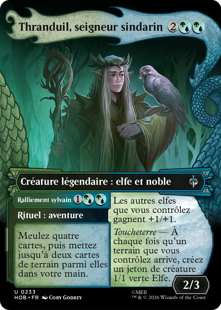 Thranduil, seigneur sindarin // Silvan Rally — The Hobbit — Magic: The Gathering