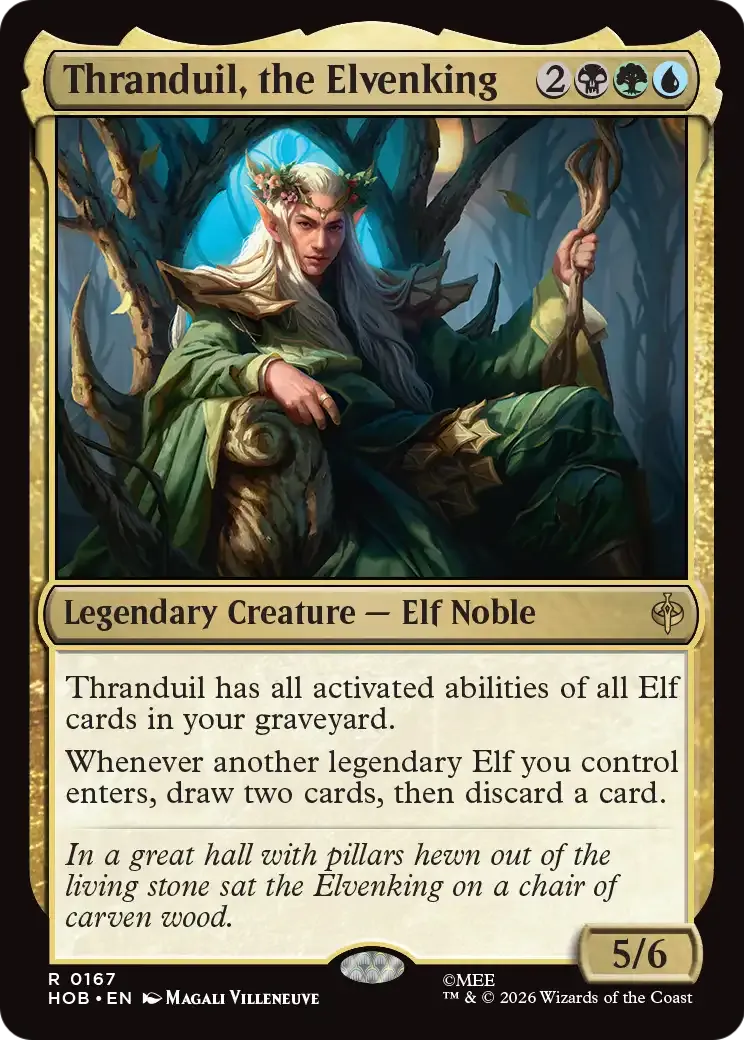 Thranduil, the Elvenking — The Hobbit — Magic: The Gathering