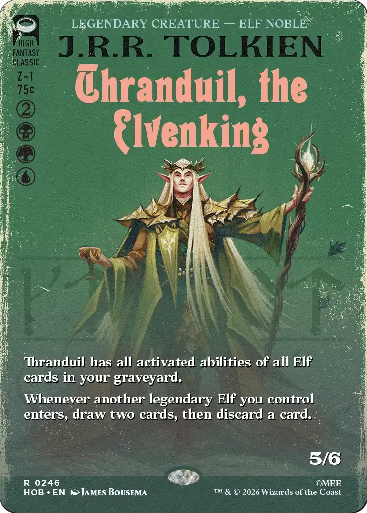 Thranduil, the Elvenking — The Hobbit — Magic: The Gathering