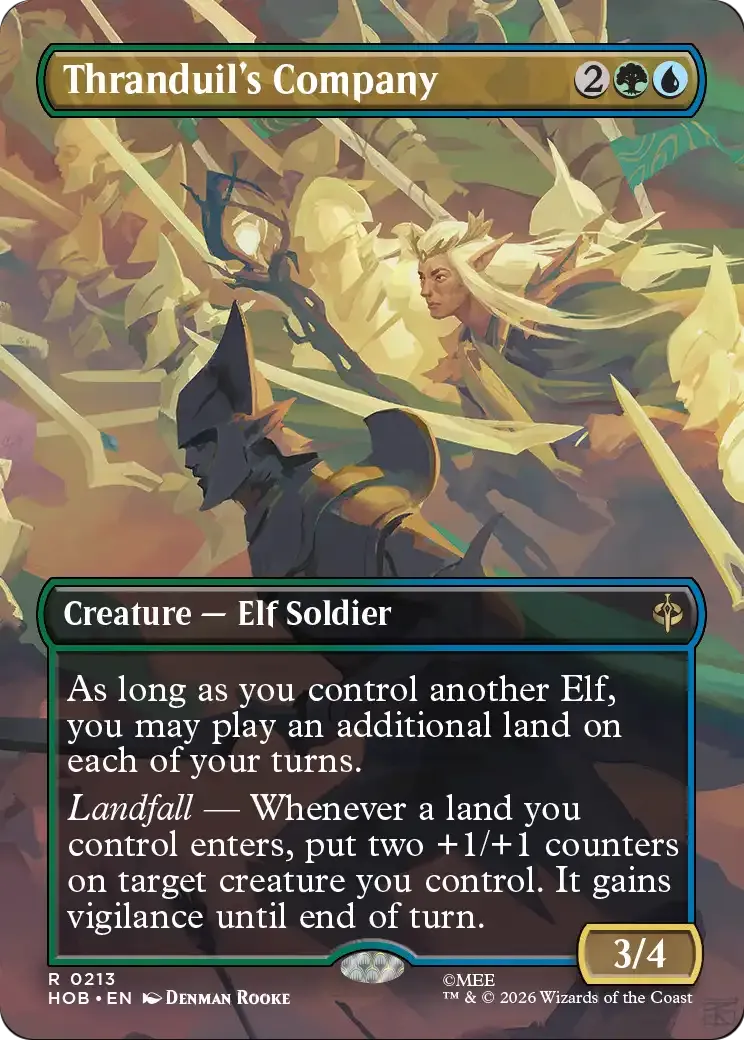 Thranduil's Company — The Hobbit — Magic: The Gathering