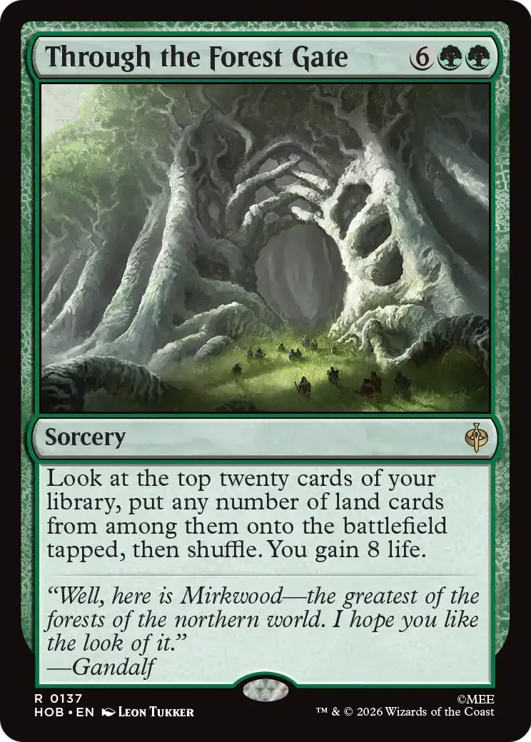 Through the Forest Gate — The Hobbit — Magic: The Gathering