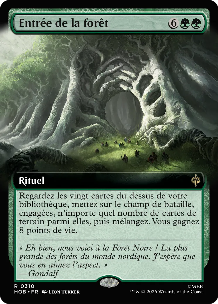 Entrée de la forêt — The Hobbit — Magic: The Gathering