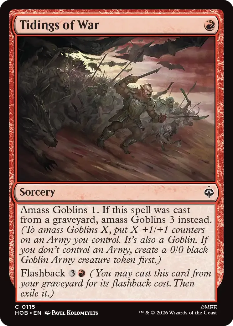 Tidings of War — The Hobbit — Magic: The Gathering