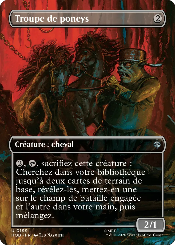 Troupe de poneys — The Hobbit — Magic: The Gathering