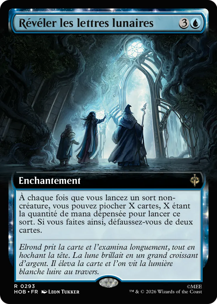 Révéler les lettres lunaires — The Hobbit — Magic: The Gathering