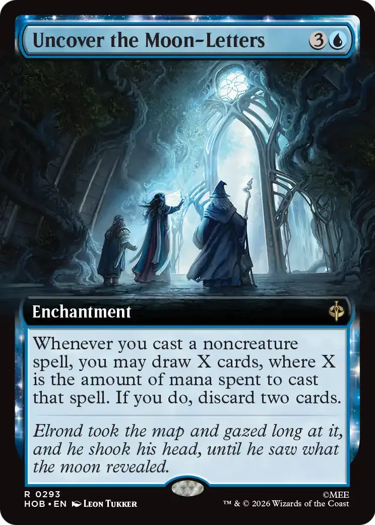Uncover the Moon-Letters — The Hobbit — Magic: The Gathering
