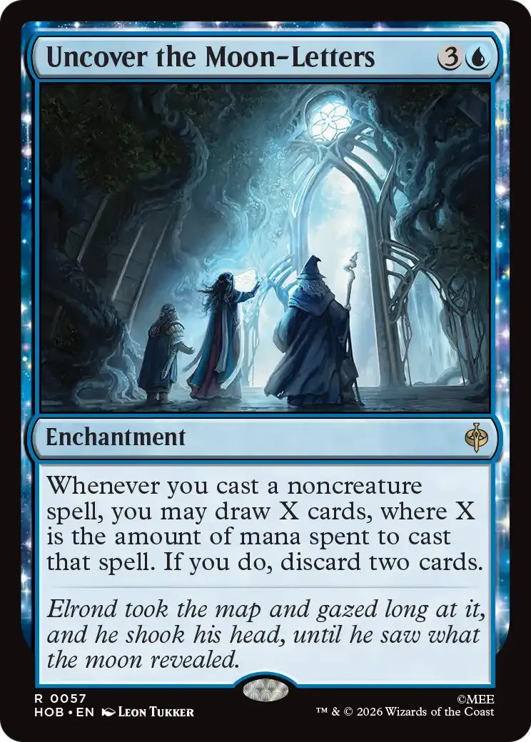 Uncover the Moon-Letters — The Hobbit — Magic: The Gathering