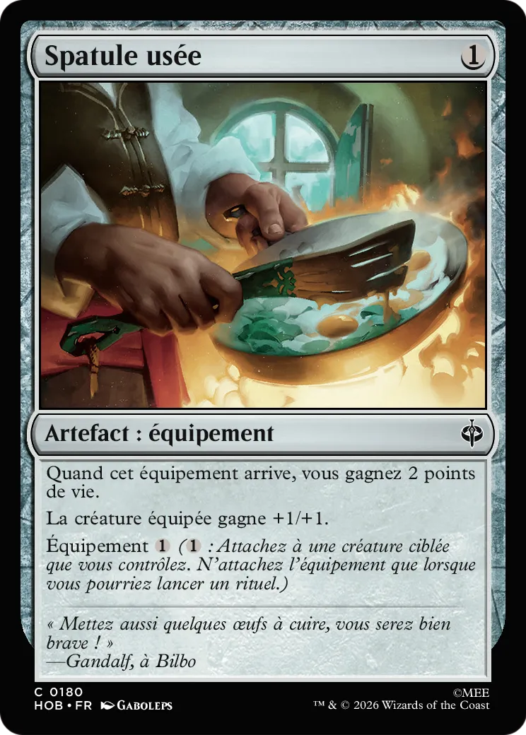Spatule usée — The Hobbit — Magic: The Gathering