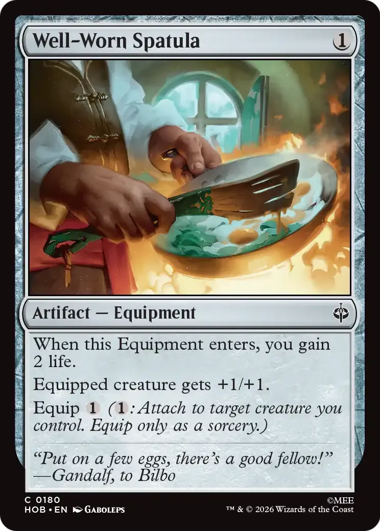 Spatule usée — The Hobbit — Magic: The Gathering