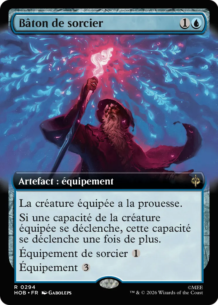 Bâton de sorcier — The Hobbit — Magic: The Gathering
