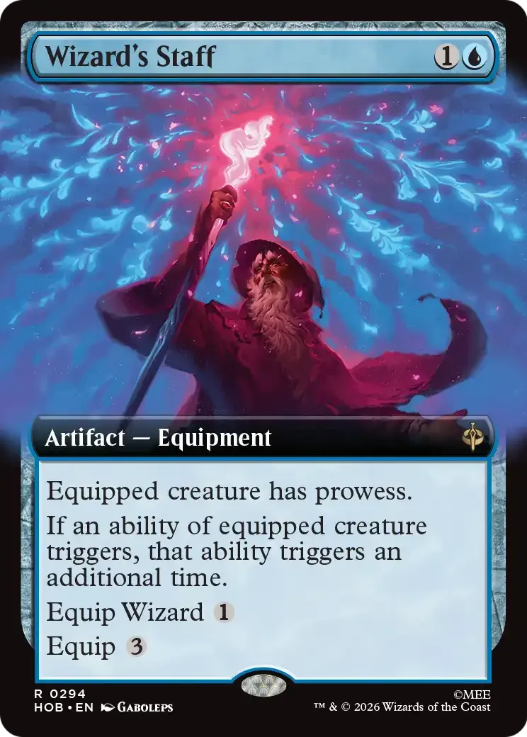 Wizard's Staff — The Hobbit — Magic: The Gathering