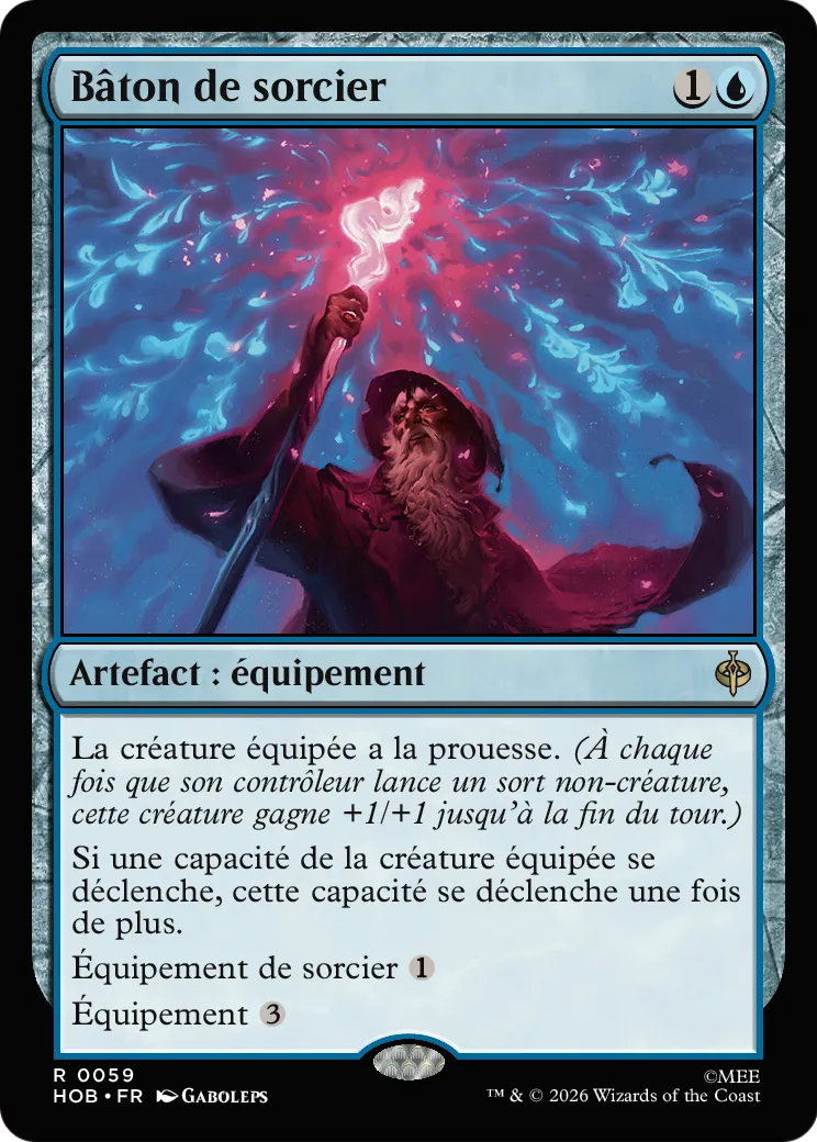 Bâton de sorcier — The Hobbit — Magic: The Gathering
