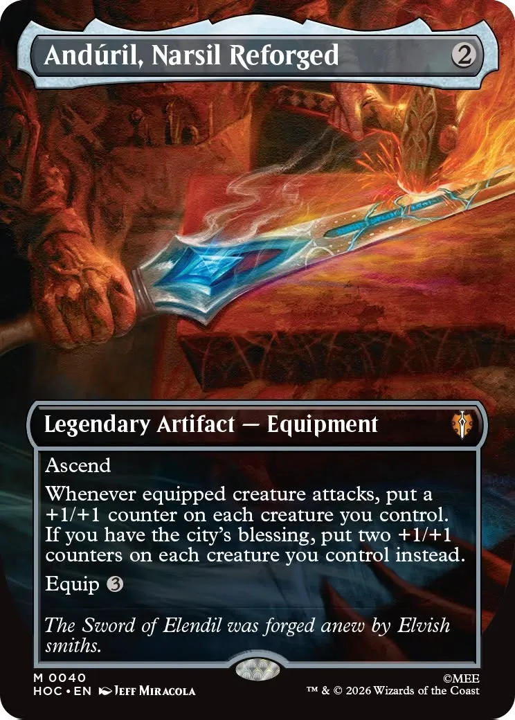Andúril, Narsil reforgée — The Hobbit Eternal — Magic: The Gathering