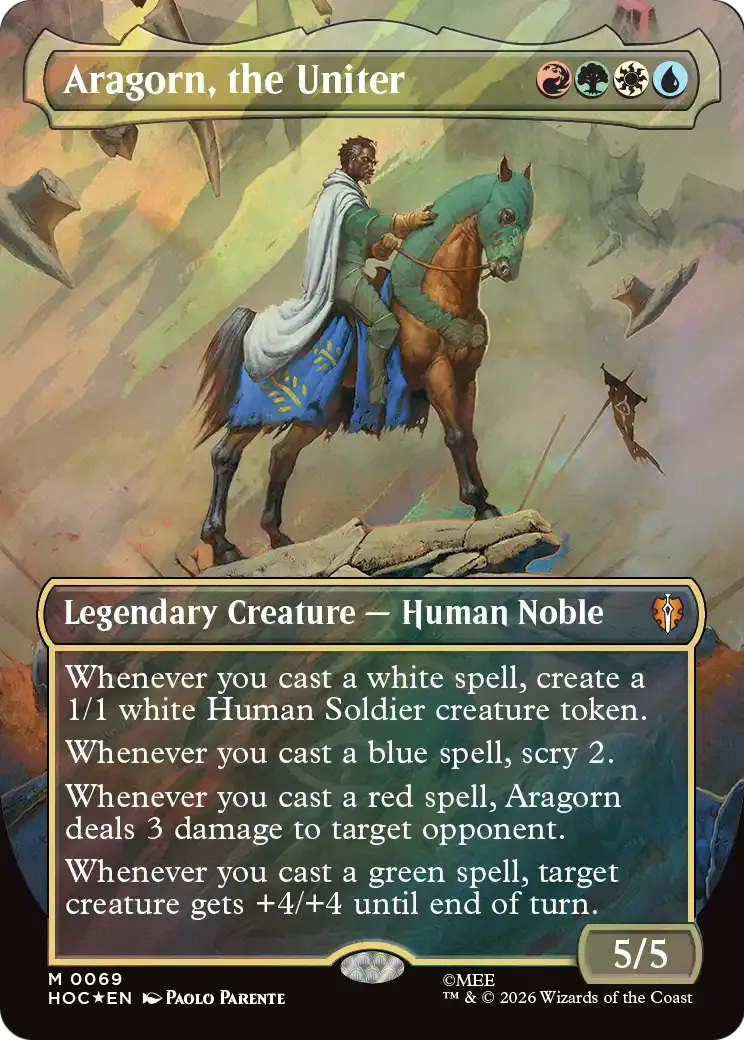 Aragorn, the Uniter — The Hobbit Eternal — Magic: The Gathering