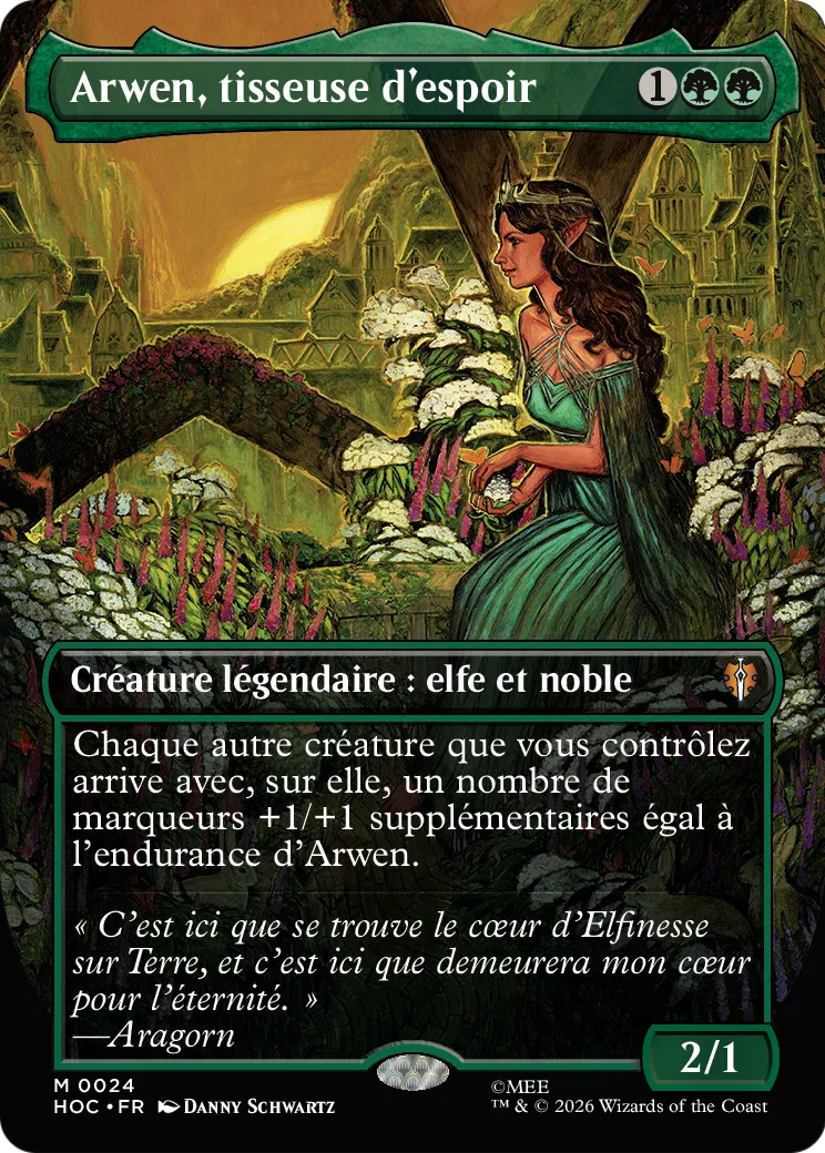 Arwen, tisseuse d'espoir — The Hobbit Eternal — Magic: The Gathering