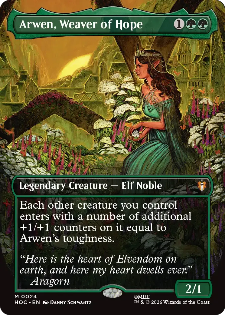 Arwen, Weaver of Hope — The Hobbit Eternal — Magic: The Gathering