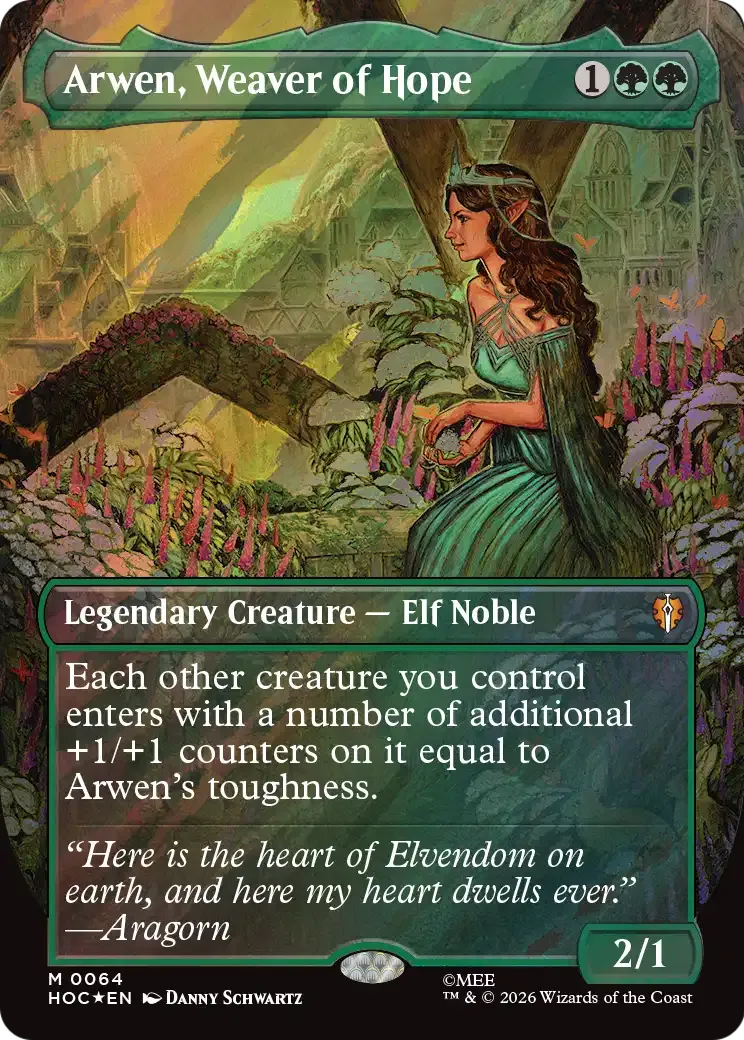 Arwen, Weaver of Hope — The Hobbit Eternal — Magic: The Gathering