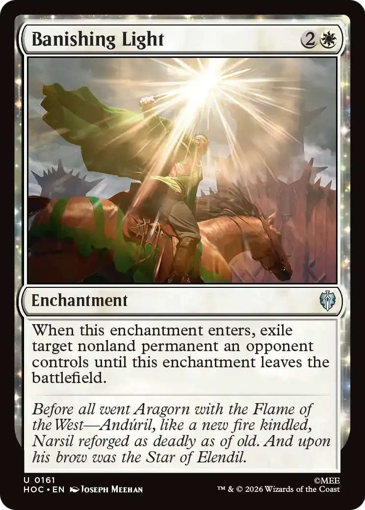 Lumière de bannissement — The Hobbit Eternal — Magic: The Gathering
