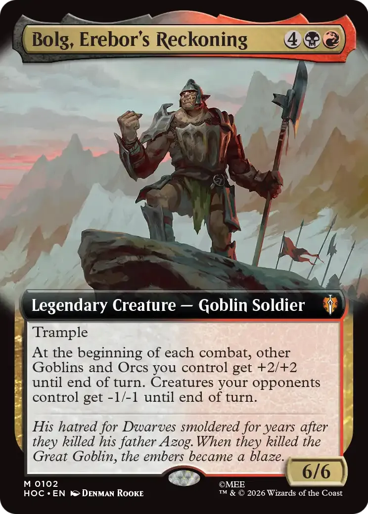 Bolg, Erebor's Reckoning — The Hobbit Eternal — Magic: The Gathering