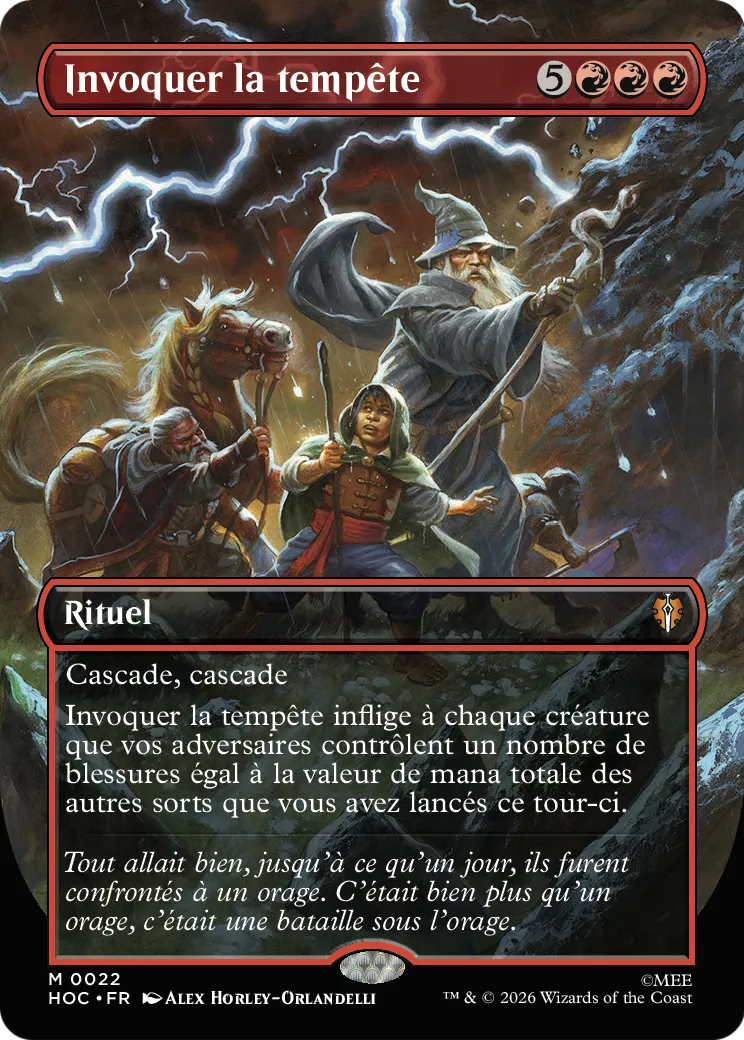 Invoquer la tempête — The Hobbit Eternal — Magic: The Gathering