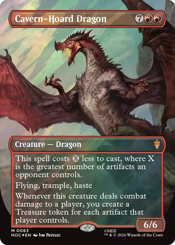Cavern-Hoard Dragon — The Hobbit Eternal — Magic: The Gathering