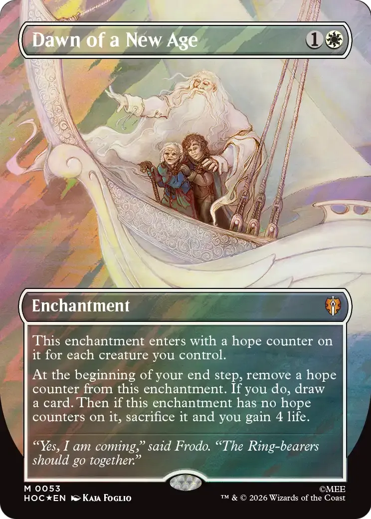 Aube d'un Nouvel Âge — The Hobbit Eternal — Magic: The Gathering