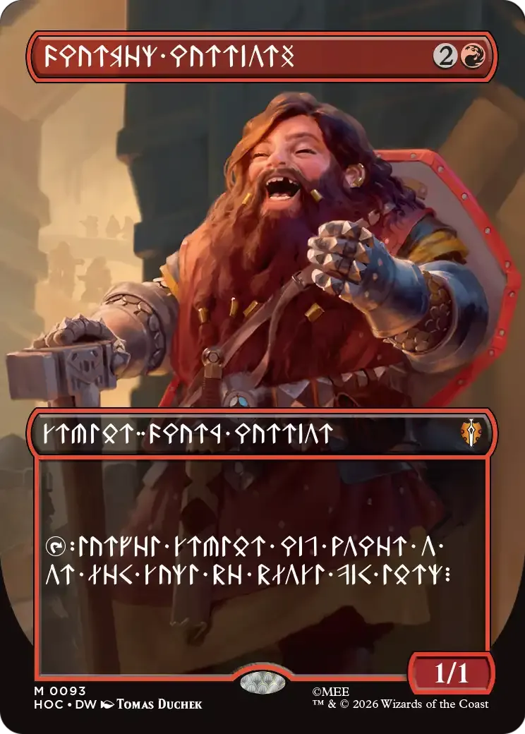 Dwarven Warriors — The Hobbit Eternal — Magic: The Gathering