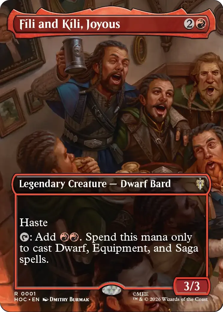 Fíli et Kíli, joyeux — The Hobbit Eternal — Magic: The Gathering