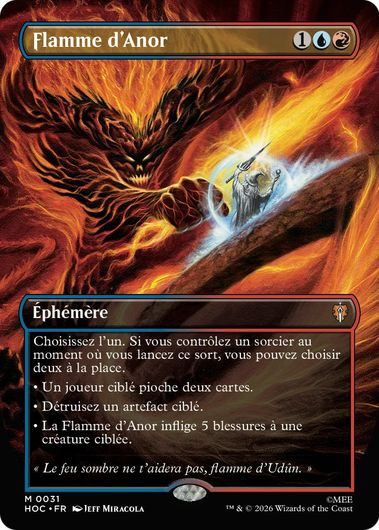 Flamme d'Anor — The Hobbit Eternal — Magic: The Gathering