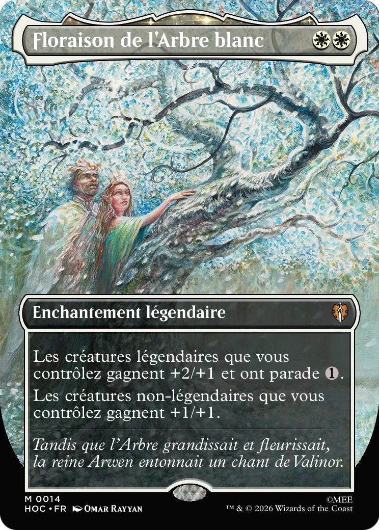 Floraison de l'Arbre blanc — The Hobbit Eternal — Magic: The Gathering