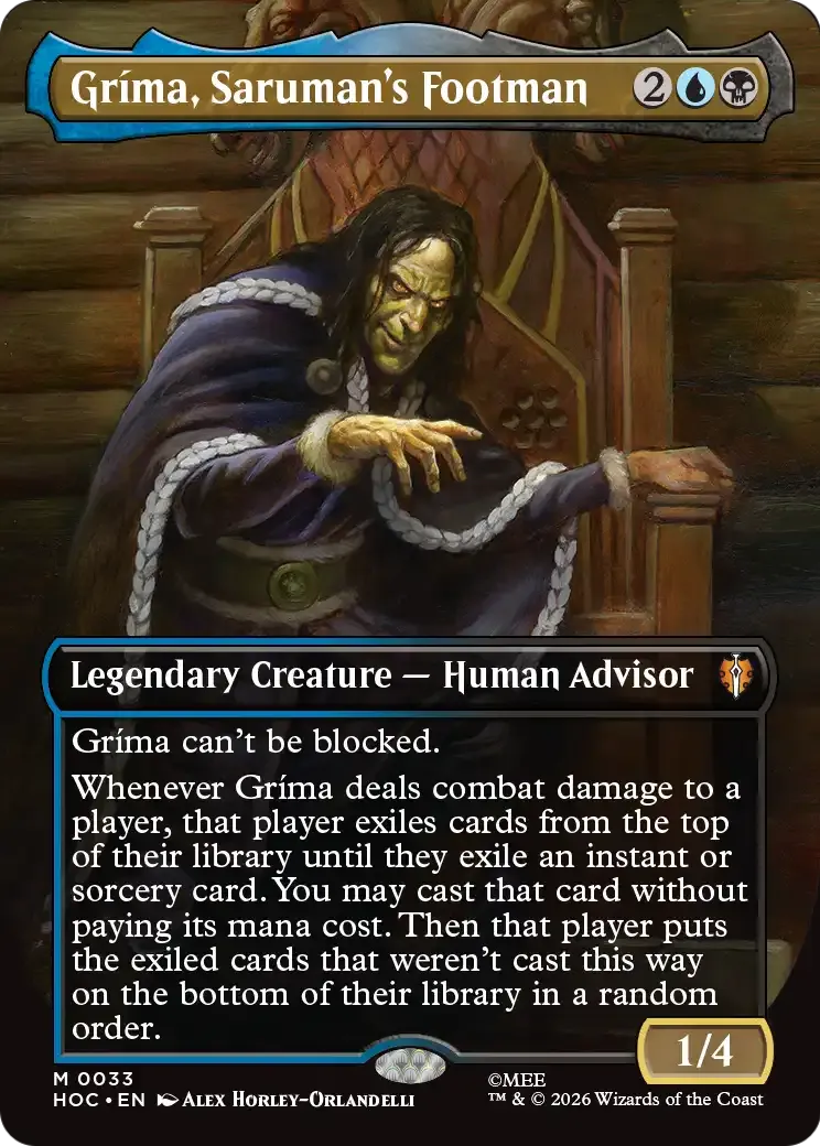 Gríma, Saruman's Footman — The Hobbit Eternal — Magic: The Gathering