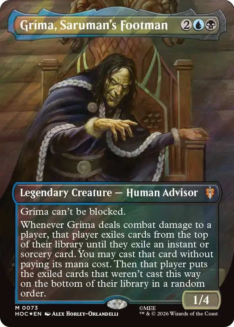 Gríma, Saruman's Footman — The Hobbit Eternal — Magic: The Gathering