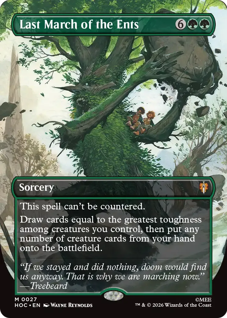 Last March of the Ents — The Hobbit Eternal — Magic: The Gathering
