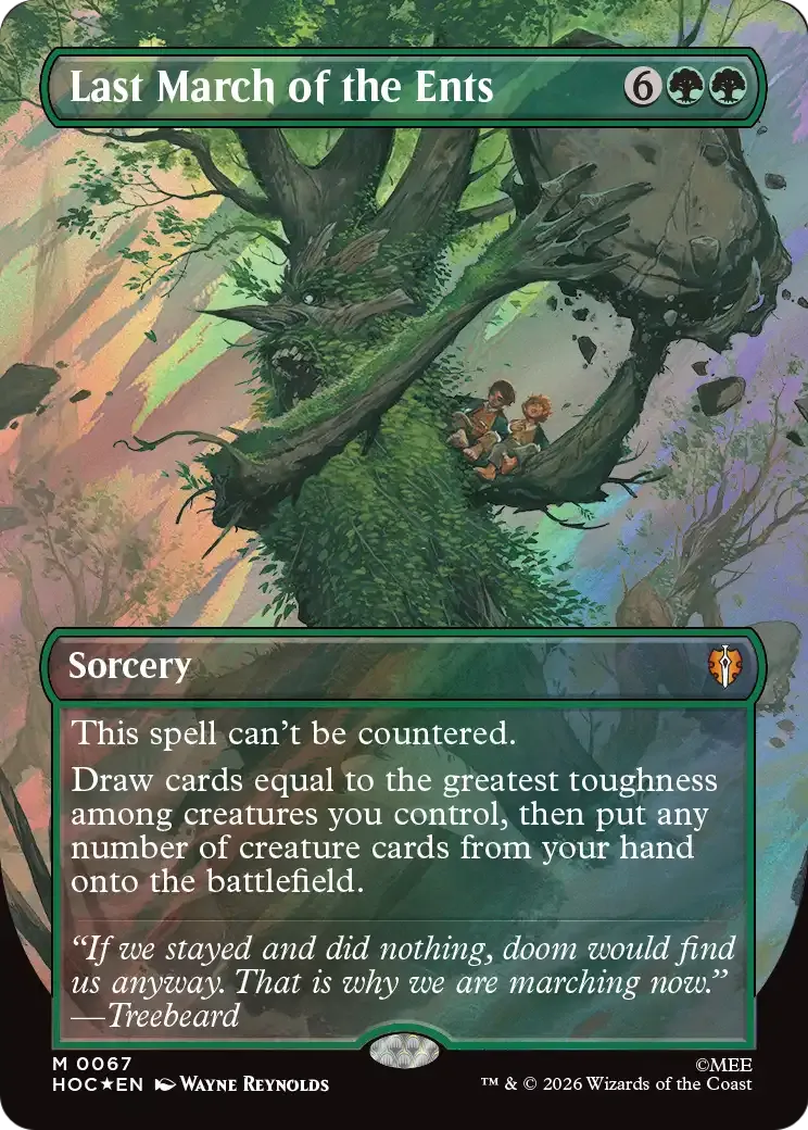 Last March of the Ents — The Hobbit Eternal — Magic: The Gathering