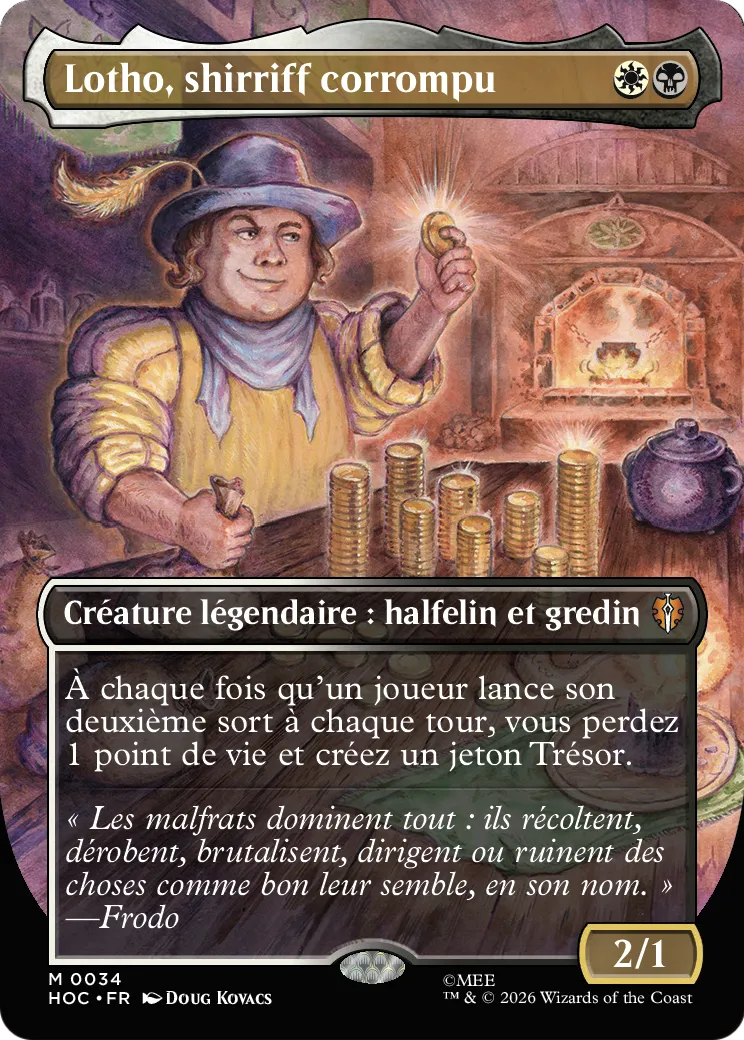 Lotho, shirriff corrompu — The Hobbit Eternal — Magic: The Gathering