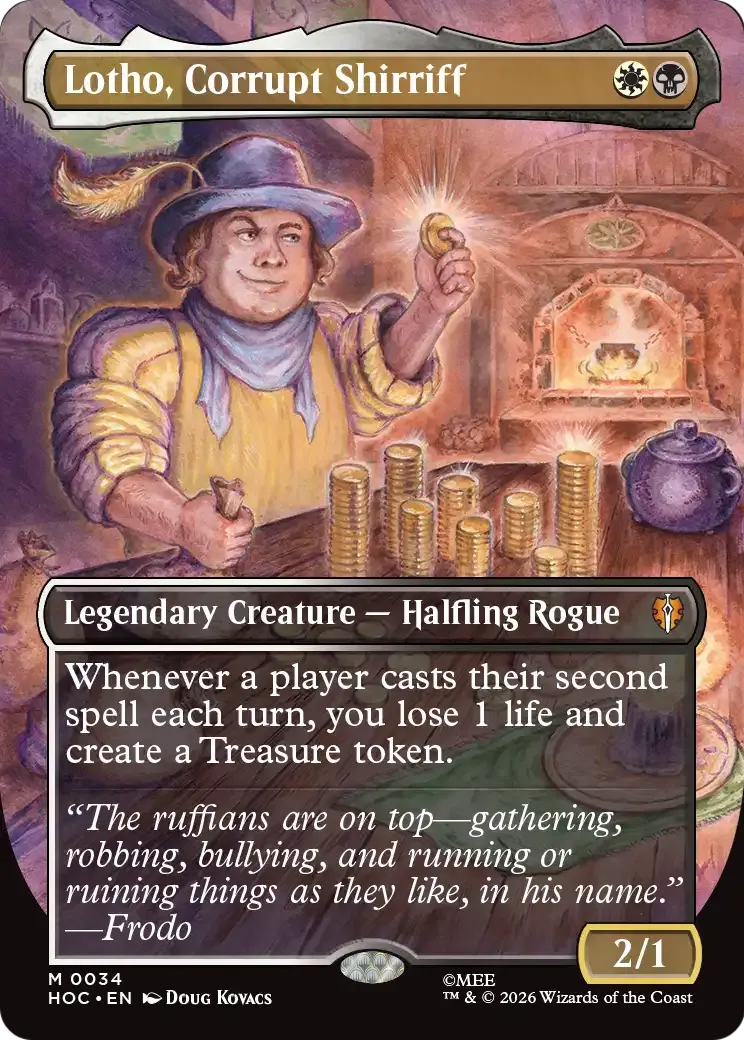 Lotho, Corrupt Shirriff — The Hobbit Eternal — Magic: The Gathering