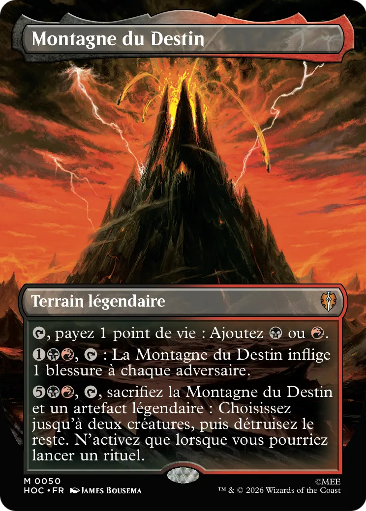Montagne du Destin — The Hobbit Eternal — Magic: The Gathering